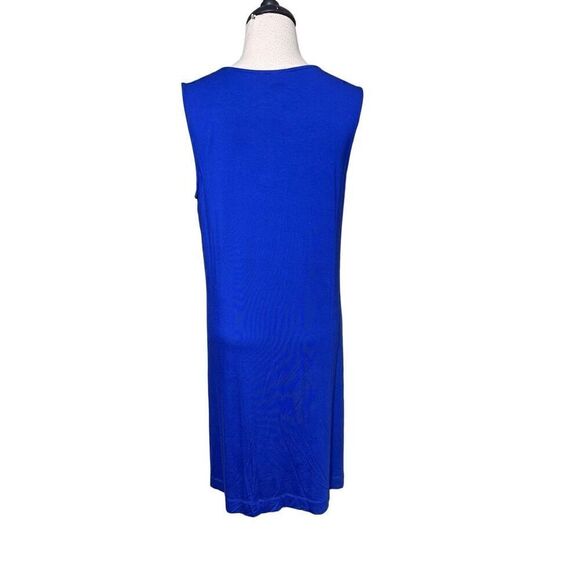 Soma NWT Saphire Blue Knit Tank Dress Size Large - Picture 4 of 5